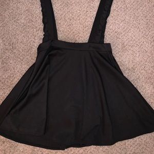 Black Overall Adjustable Dress